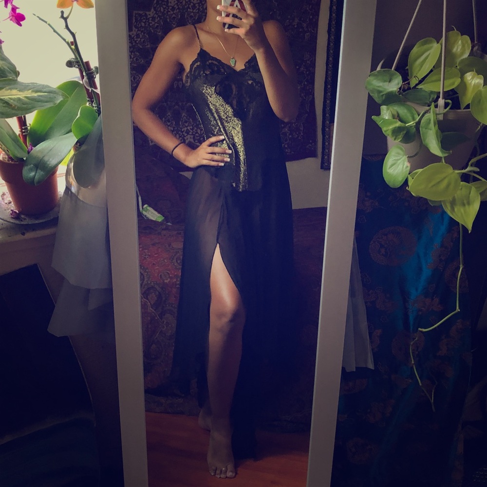 Fantasies by Morgan Taylor long lingerie slip